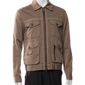 John Varvatos Tan Utility Jacket. Unique and one-of-a-kind